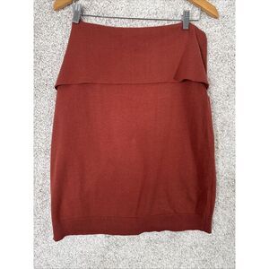 Venus‎ Rust Knit Off The Shoulder Sweater - Size XL